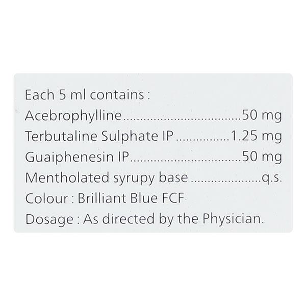 ACEBRAN BR Syrup 100ml - Asthma/COPD-Ast
