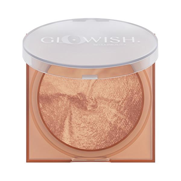 Netmeds | Huda Beauty Glowish Soft Radiance Bronzing Powder Mini 02 Medium 3 gm