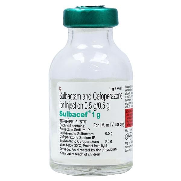 SULBACEF 1gm Injection 1's - Bacterial Infections-Cep