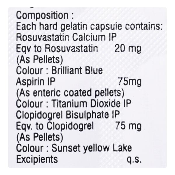 Rosumac Gold 20mg Capsule 10'S - Blood Clot-Ant