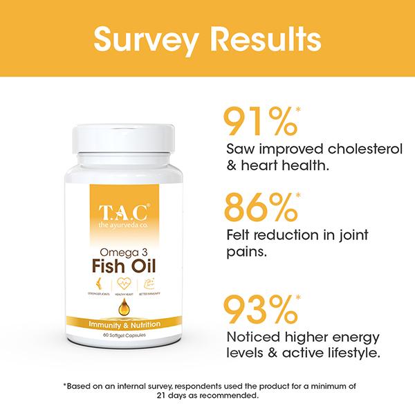 T.A.C - The Ayurveda Co. Fish Oil Capsules for Strong Joints & Immunity 30's - Others
