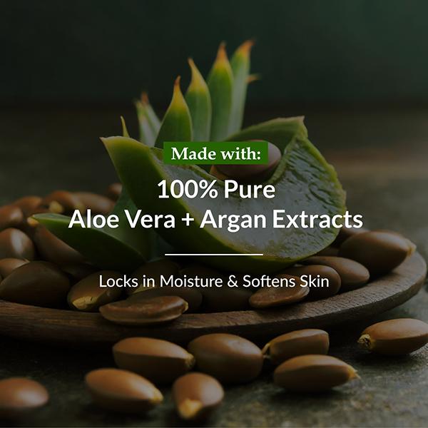 Lotus Botanicals 100% Aloe & Argan Body Lotion, For All Skin Types 280 ml - Face Moisturizers