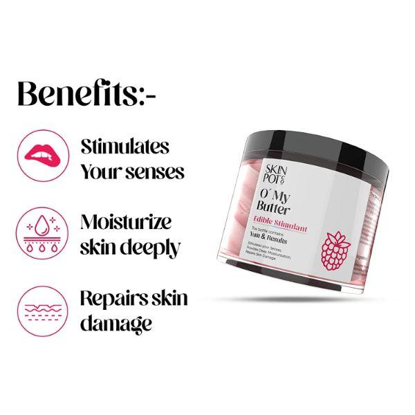 Skin Pot Co O My Butter with Edible Stimulant Yum and Results 100 gm - Body Butter