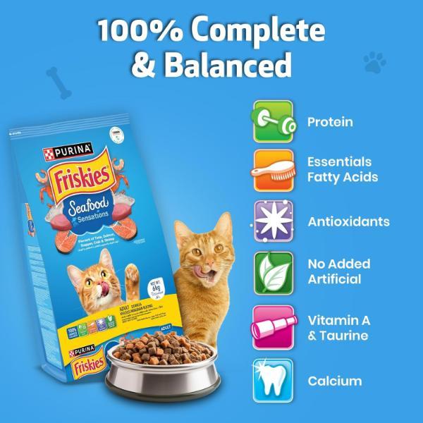 Nestle Purina Friskies Seafood Sensations Cat Food 6 kg - Petfood