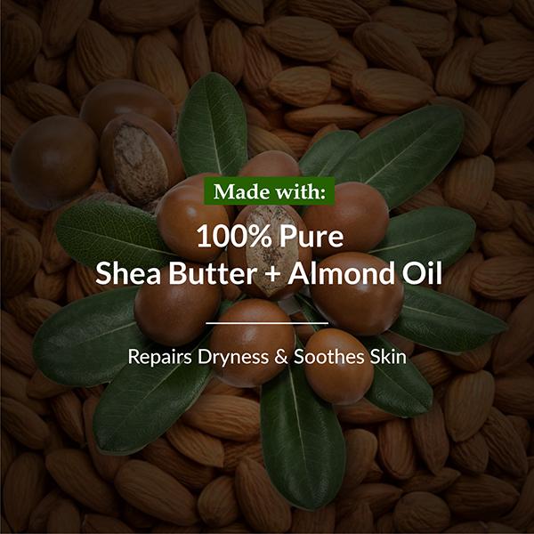 Lotus Botanicals 100% Shea & Almond Body Lotion, Moisturizes Dry Skin, All Skin Types 280 ml - Face Moisturizers