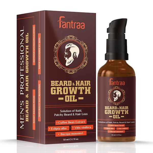 Netmeds | Fantraa Beard & Hair Growth Oil 50 ml