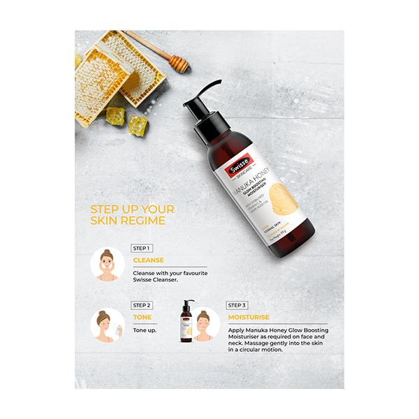 Swisse SC Manuka Honey Glow Boosting Moisturiser 115 gm - Face Creams