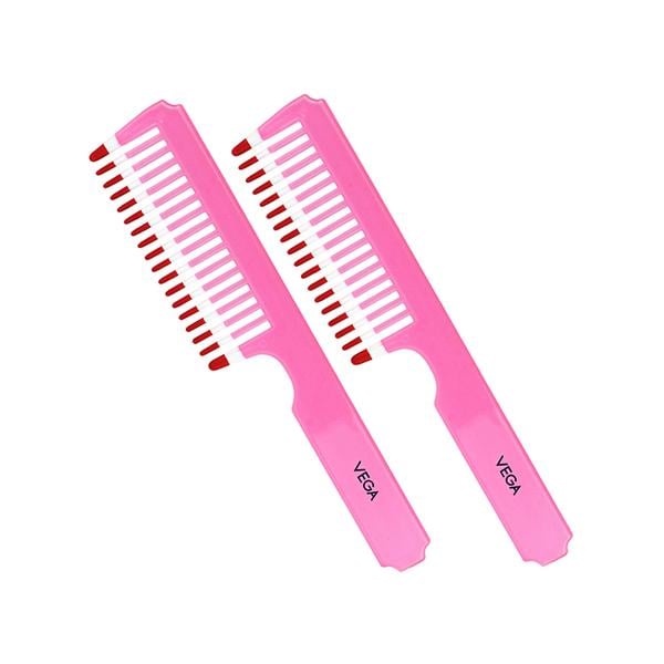 Netmeds | Vega Grooming Hair Comb, for Men and Women, Pink (VC21267) 2's