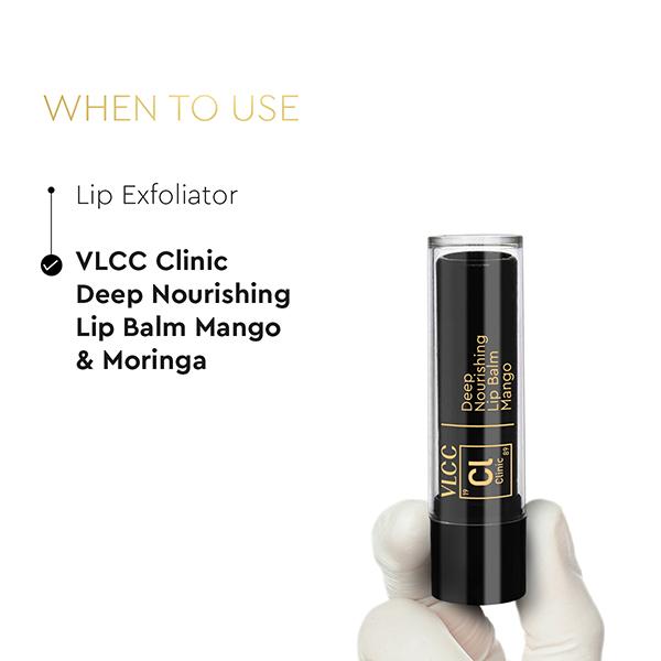 VLCC Clinic Deep Nourishing Lip Balm Mango and Moringa 4.5 gm - Lip Balms