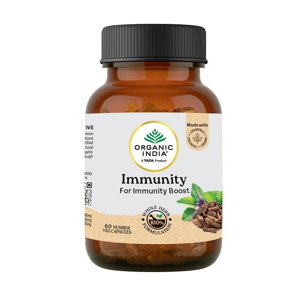 Netmeds | Organic India Immunity Veg Capsules 60's