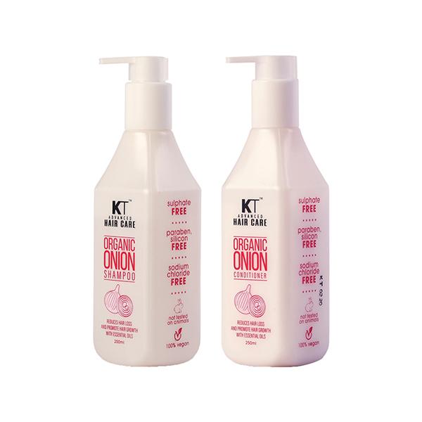 Kehairtherapy Advanced Haircare Organic Onion Shampoo & Conditioner - (Pack Of 2) 500 ml - Straight Hair