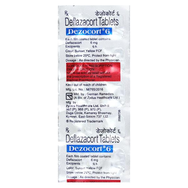 Netmeds | Dezocort 6mg Tablet 10'S