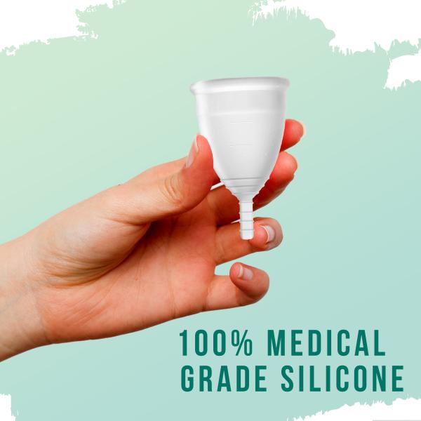 Sirona Reusable Menstrual Cup - Small with (Intimate Wash 15 ml + Menstrual Cup Wash 15 ml) - Menstrual Cups