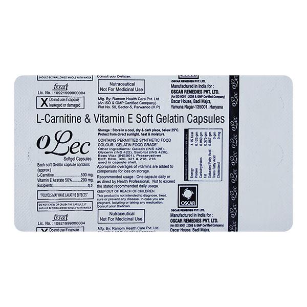 O LEC Soft Gelatin Capsule 10's - Supplements-Sup