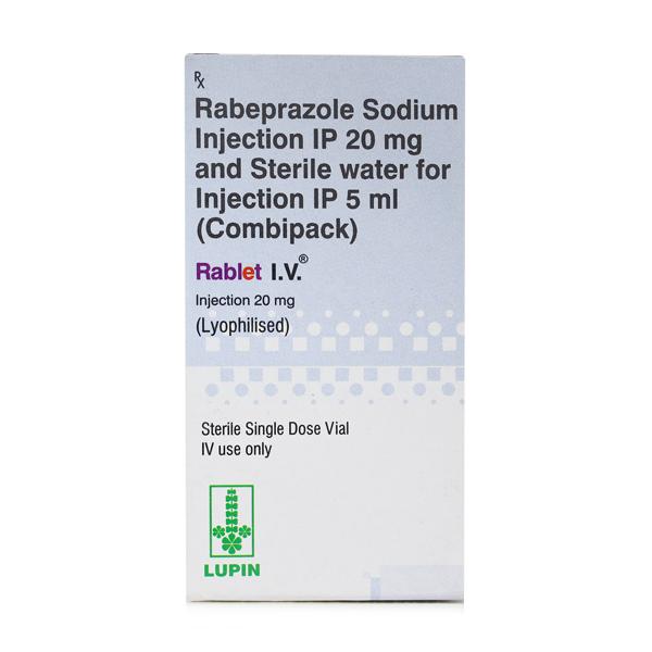 Rablet IV 20mg Injection 1X5ml - Ulcer/Reflux/Flatulence-Aaa