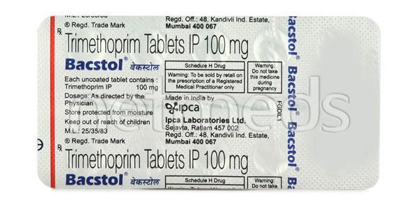 Bacstol 100mg Tablet 10'S - Bacterial Infections-OAB