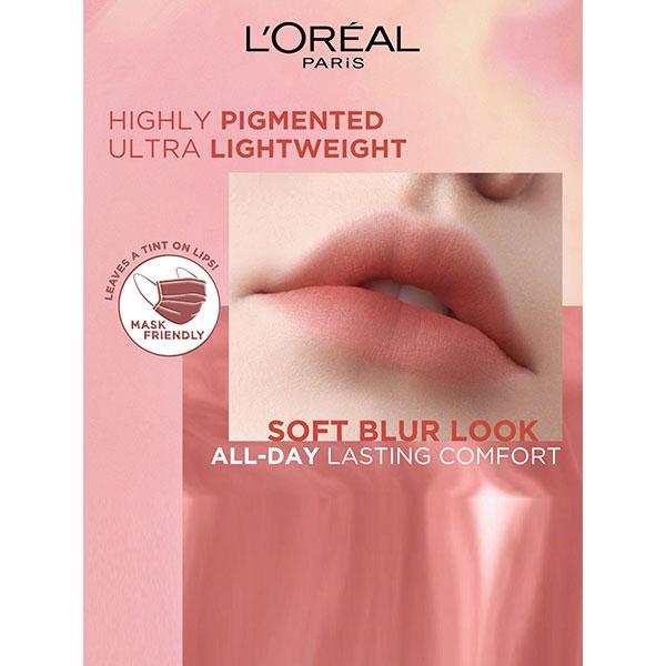 L'Oreal Paris Chiffon Signature Liquid Lipstick,221 Reach Out 7 ml - Liquid Lipsticks