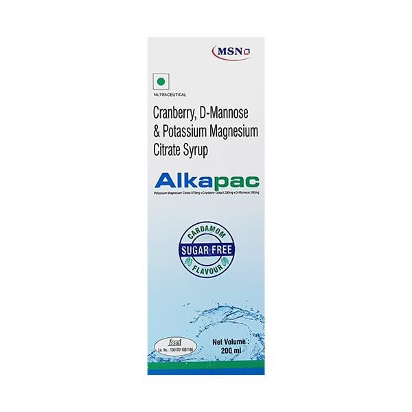 ALKAPAC SUGAR FREE CARDAMOM FLAVOUR Syrup 200ml - Kidney Disease/Stones-Oth