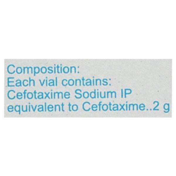 TAXIM 2gm Injection 1's - Bacterial Infections-Cep