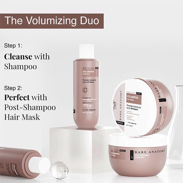 Bare Anatomy Expert Volumizing Hair Mask 250 gm - Hair Masks & Packs