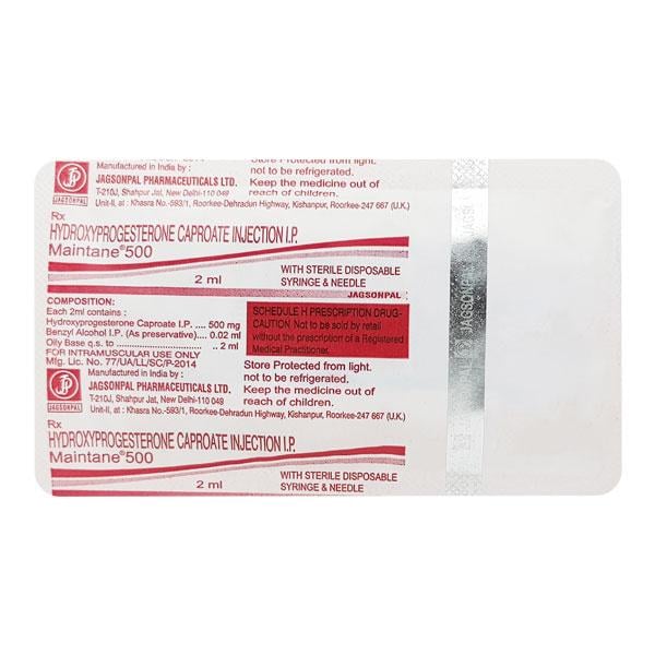 Maintane 500mg Injection 2ml - Hormonal Therapy-Oes
