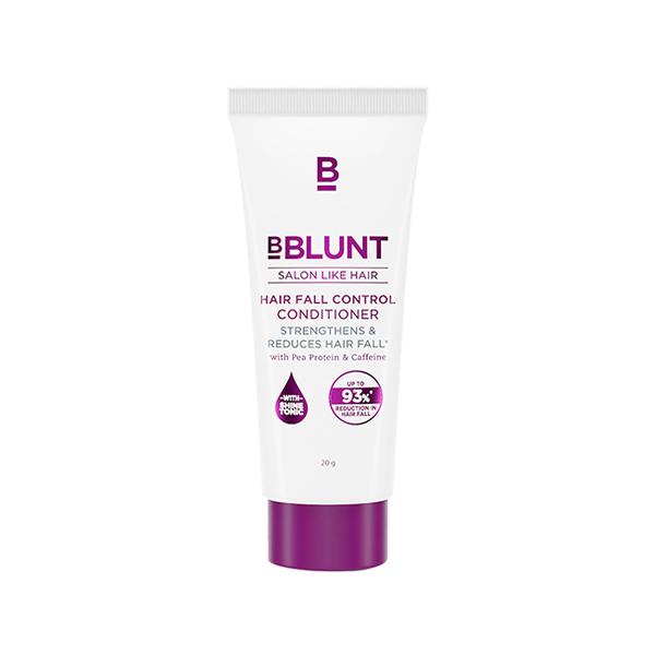 Bblunt Hair Fall Control Conditioner with Pea Protein and Caffeine for Stronger Hair 20 gm - Conditioners