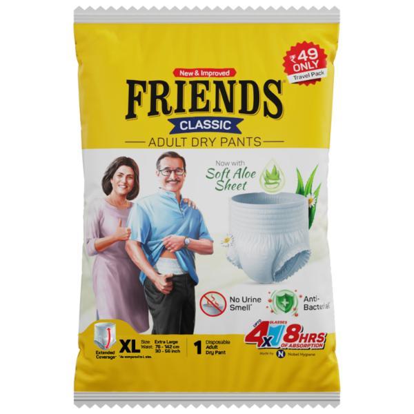 Netmeds | Friends Classic Adult Dry Pants (XL) 1's