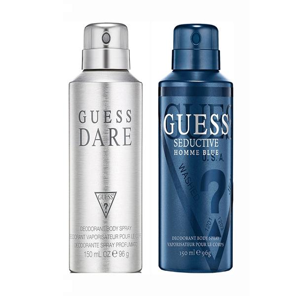 Guess Darehomme + Seductivehommeblue Deo Combo Set - Pack of 2 300 ml - Deodorants/Roll-Ons
