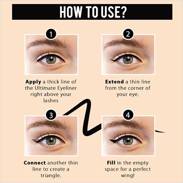 Colorbar Ultimate Eye Liner - (001) 1 ml - Eyeliners