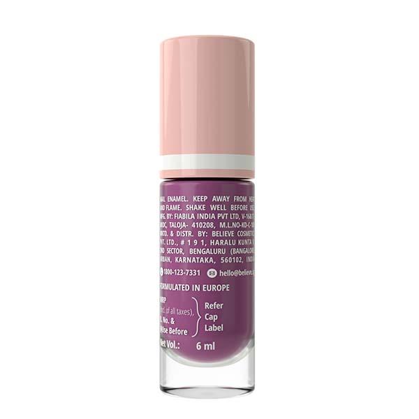 Zayn & Myza Breathable Nail Enamel With Raspberry & Almond Oil, Berry Yogurt 6 ml - Nail Polish