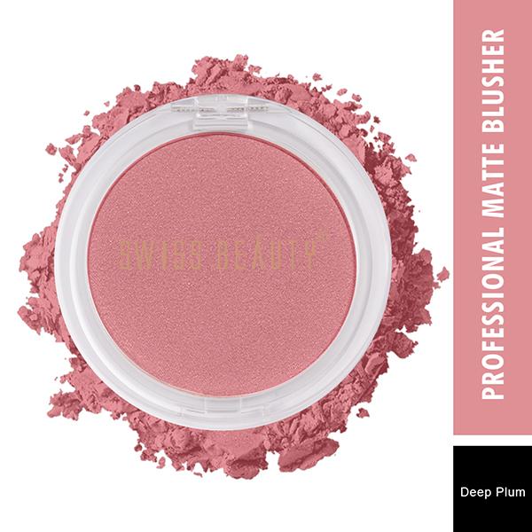 Swiss Beauty Professional Blusher - (Deep Plum) 4 gm - Blushes