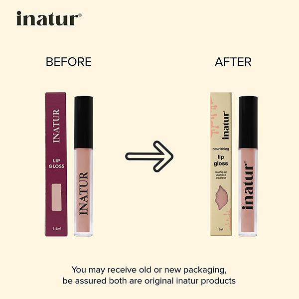 Inatur Lip Gloss - Angelic (L2) 2ml - Lip Glosses