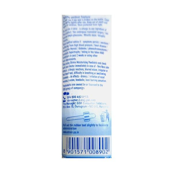OTRIVIN MOISTURISING PAEDIATRIC Nasal Drops 10ml - Nasal Congestion-Nas