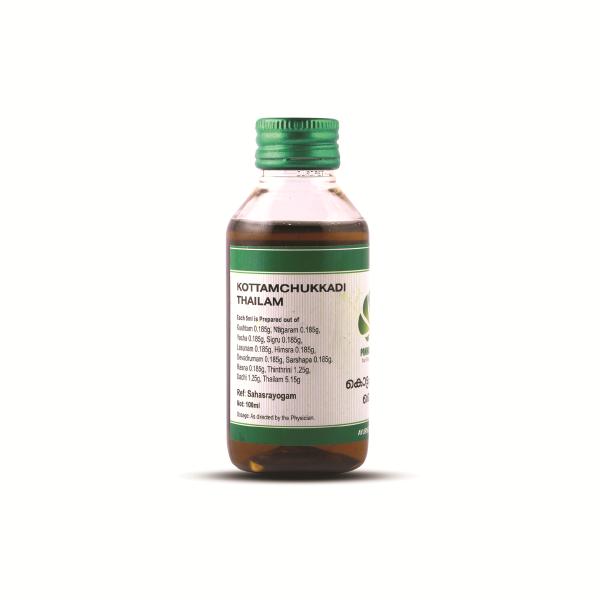 Pankajakasthuri Kottamchukkadi Thailam 100 ml - Speciality Medicines