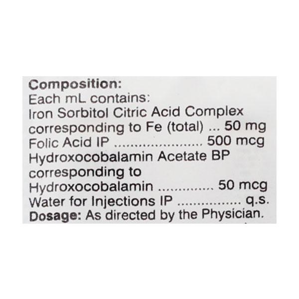Jectocos Plus Injection 1.5ml - Iron Supplement/Anaemia-Vma