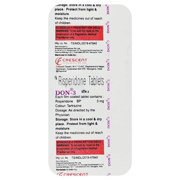 DON 3 Tablet 10's - Schizophrenia-Aps