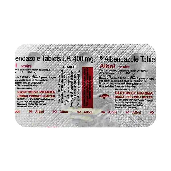 Netmeds | Albol 400mg Tablet 3'S