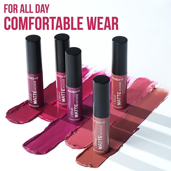 Insight Cosmetics Creme Matte Mousse Darling 6.5 gm - Liquid Lipsticks