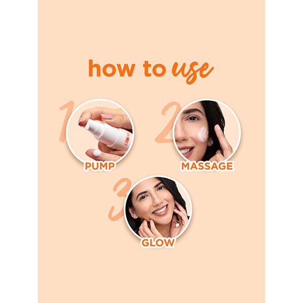 Plum 3% Vitamin C Moisturizer with Mandarin Glow Boost Fragrance Free 50ml - Face Moisturizers