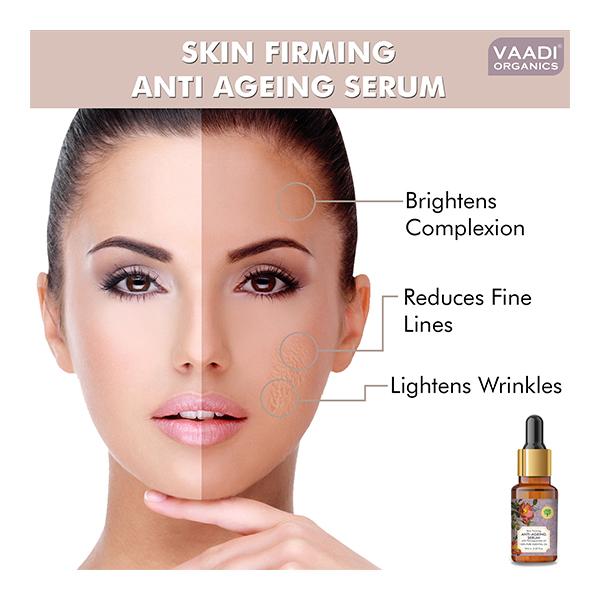 Vaadi Herbals 100% Pure Essential Oil - Anti-Ageing Serum with Pomegranate Oil 10 ml - Essential Oils