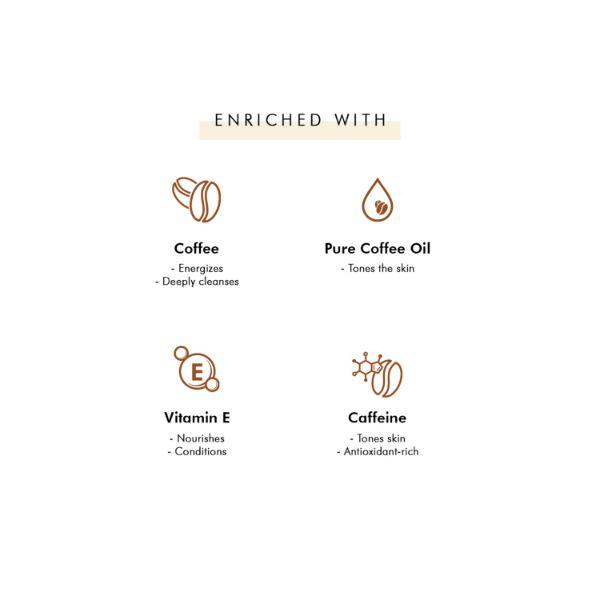 mCaffeine Espresso Coffee Bathing Bar pH 5.5 Soap Free Syndet Bar with Vitamin E 2's - Soaps