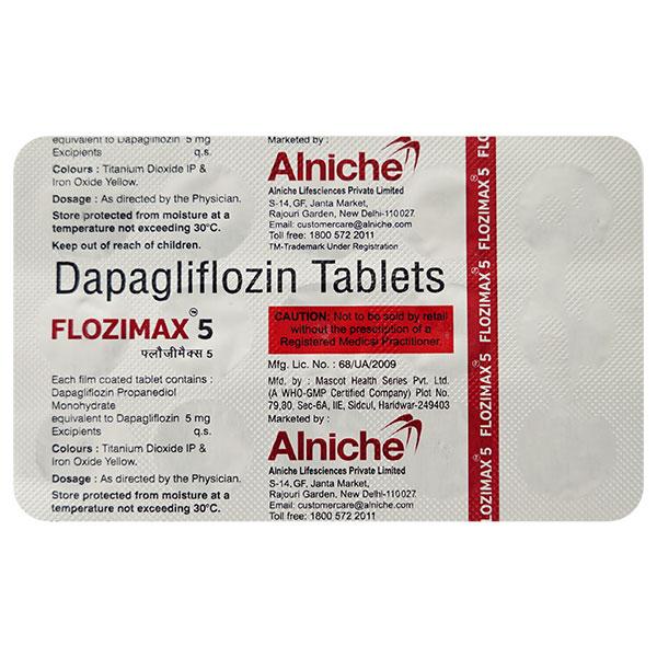 FLOZIMAX 5 Tablet 15's - Diabetes-Ant
