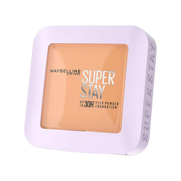 Maybelline New York Super Stay Flex Powder Foundation, 228, 30H Full Cover, Oil-Control 9 gm - Foundation