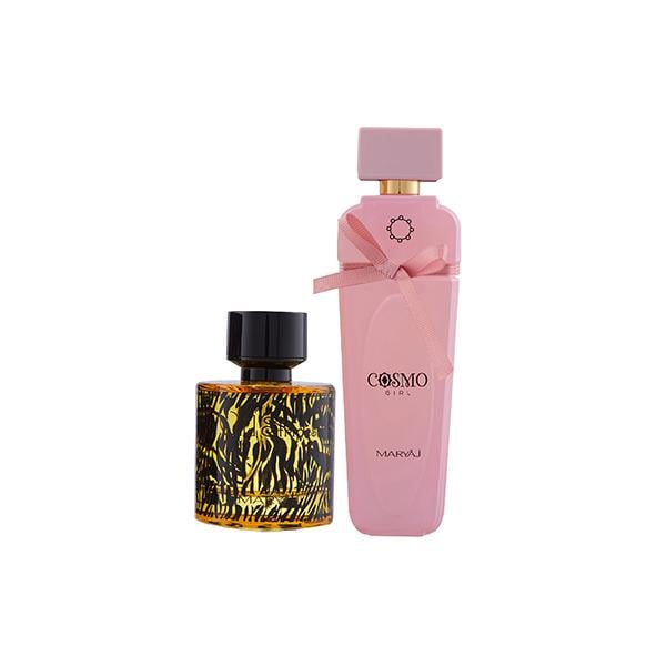 Netmeds | Maryaj Wild Stripes EDP Aromatic Oriental Perfume And Maryaj Cosmo Girl EDP Floral Powdery Perfume 200 ml