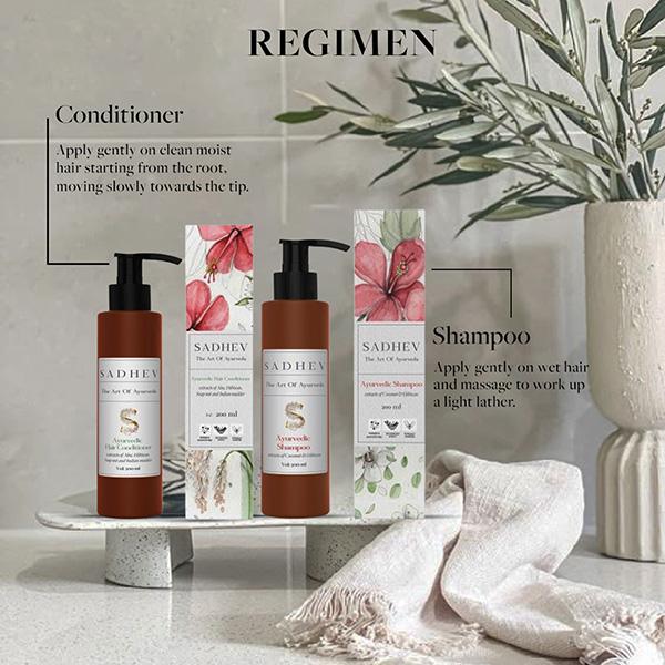 Sadhev Ayurvedic Shampoo - Coconut & Hibiscus 200 ml - Shampoos