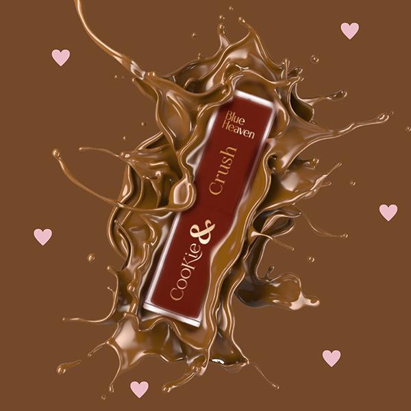 Blue Heaven Cookie & Crush Chocolate-Flavored Soft-Matte Lipstick, Hot Chocolate 3.4 gm - Lipsticks
