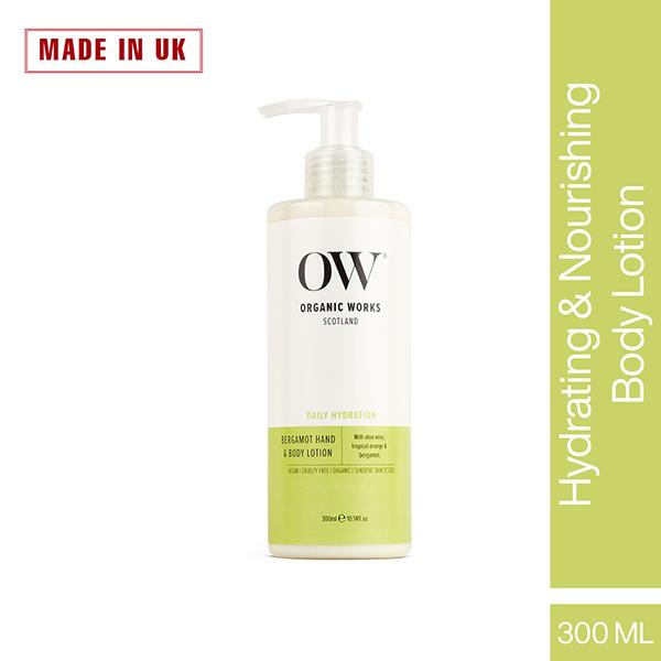 Organic Works Bergamot Hand & Body Lotion 300 ml