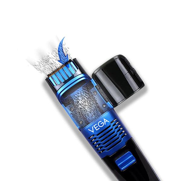 Netmeds | Vega Smart Series Vacuum Beard Trimmer for Men with Titanium Blades, 60 Mins Runtime, (VHTH-28) 1's