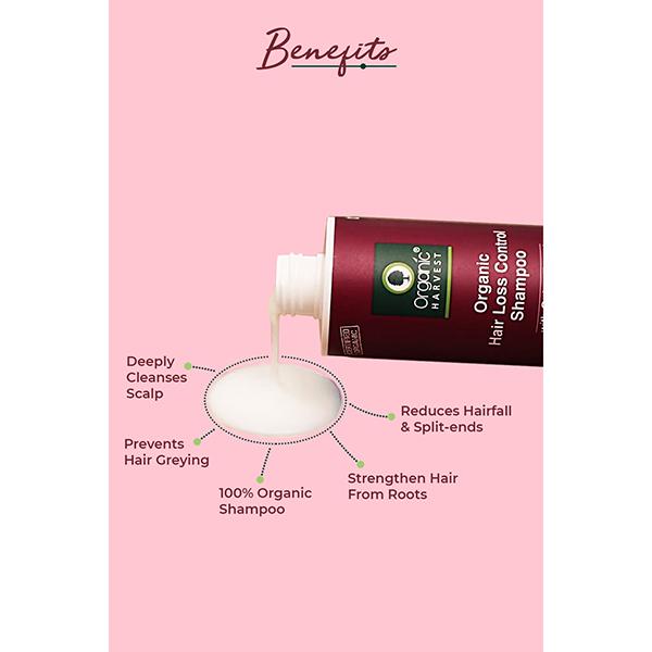 Organic Harvest Onion Shampoo Hair Control & Hair Growth 250ml - Shampoos