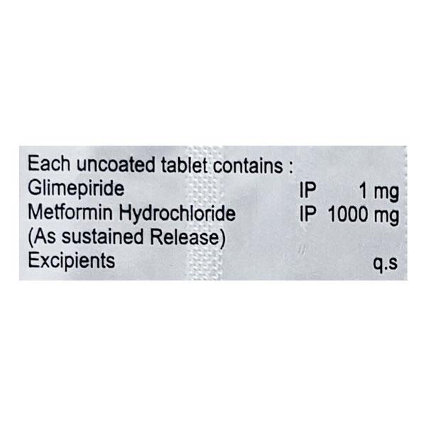 SANOMET FORTE G 1 Tablet 10's - Diabetes-Ant